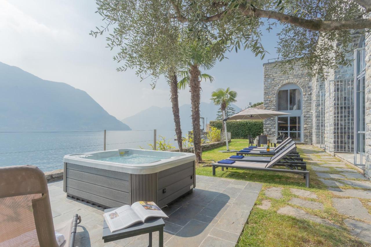 Villa Sasso on Lake Como by RentAllComo Sala Comacina Esterno foto