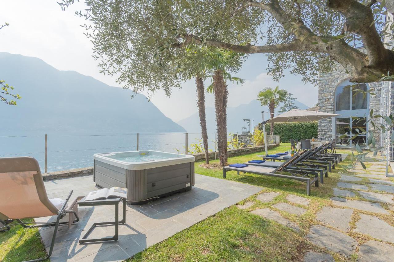 Villa Sasso on Lake Como by RentAllComo Sala Comacina Esterno foto